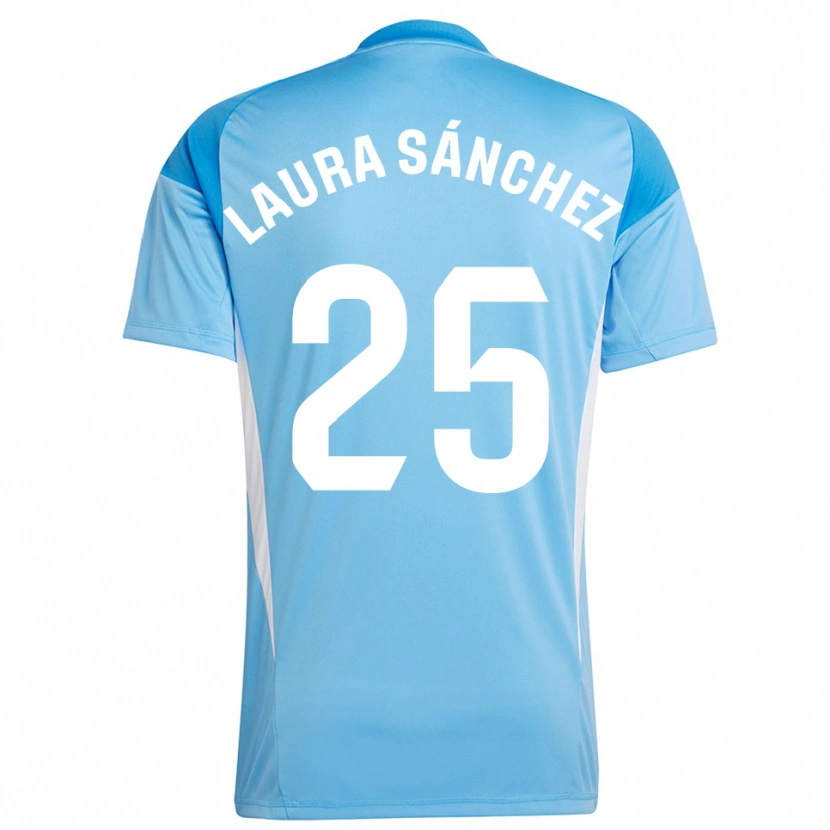 Danxen Heren Laura Sánchez Comuñas #25 Hemelsblauw Wit Keepersshirt 2025/26 T-Shirt België