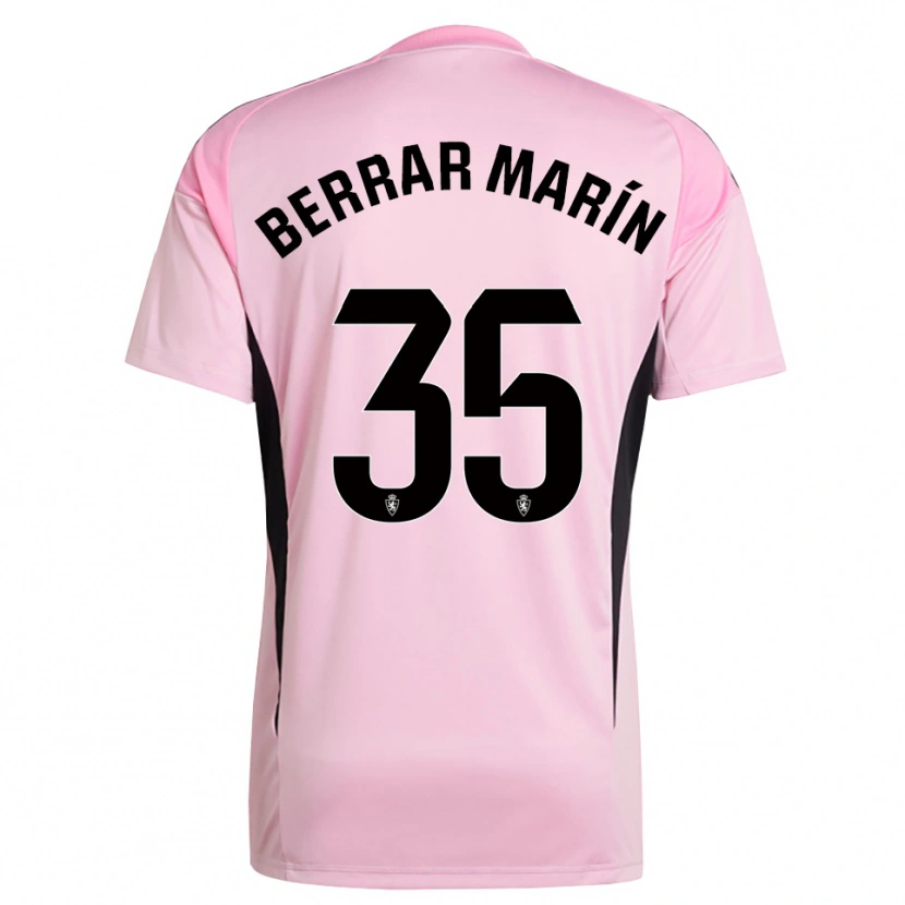 Danxen Heren Sergio Berrar #35 Licht Roze Zwart Keepersshirt 2025/26 T-Shirt België