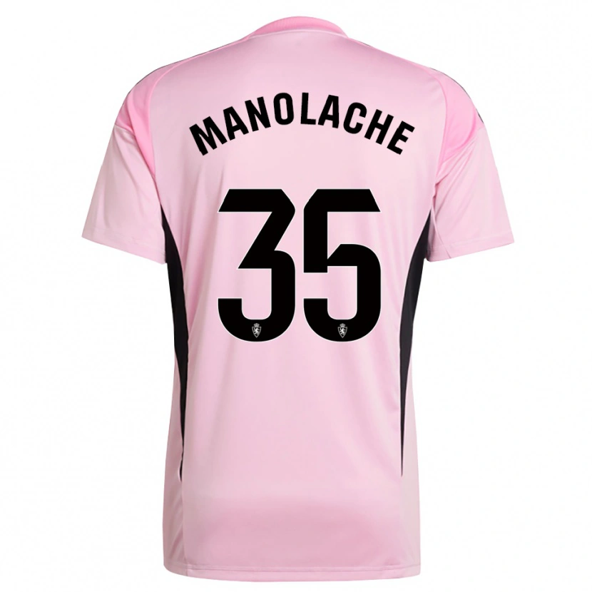 Danxen Heren Marcos Manolache #35 Licht Roze Zwart Keepersshirt 2025/26 T-Shirt België