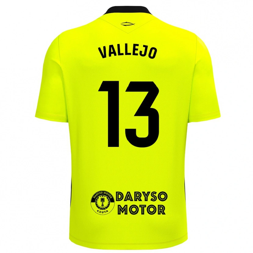 Danxen Heren Guillermo Vallejo #13 Geel Groen Zwart Keepersshirt 2025/26 T-Shirt België