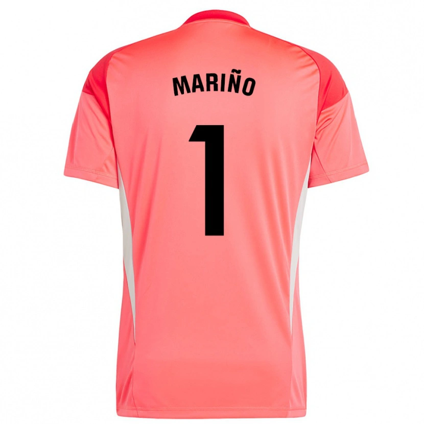 Danxen Heren Diego Mariño #1 Oranjerood Keepersshirt 2025/26 T-Shirt België