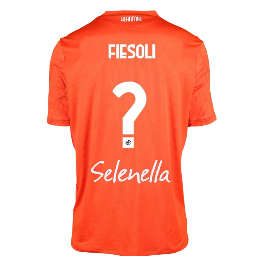 Danxen Heren Marta Fiesoli #0 Oranje Zwart Wit Keepersshirt 2025/26 T-Shirt België