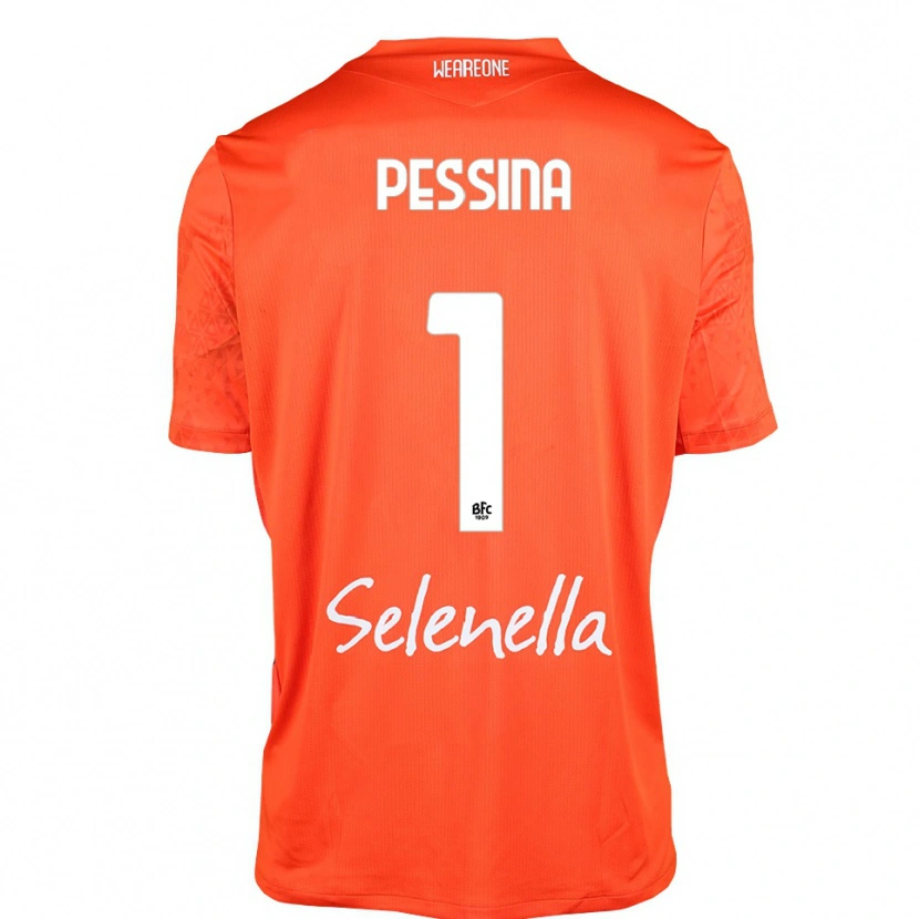 Danxen Heren Massimo Pessina #1 Oranje Zwart Wit Keepersshirt 2025/26 T-Shirt België