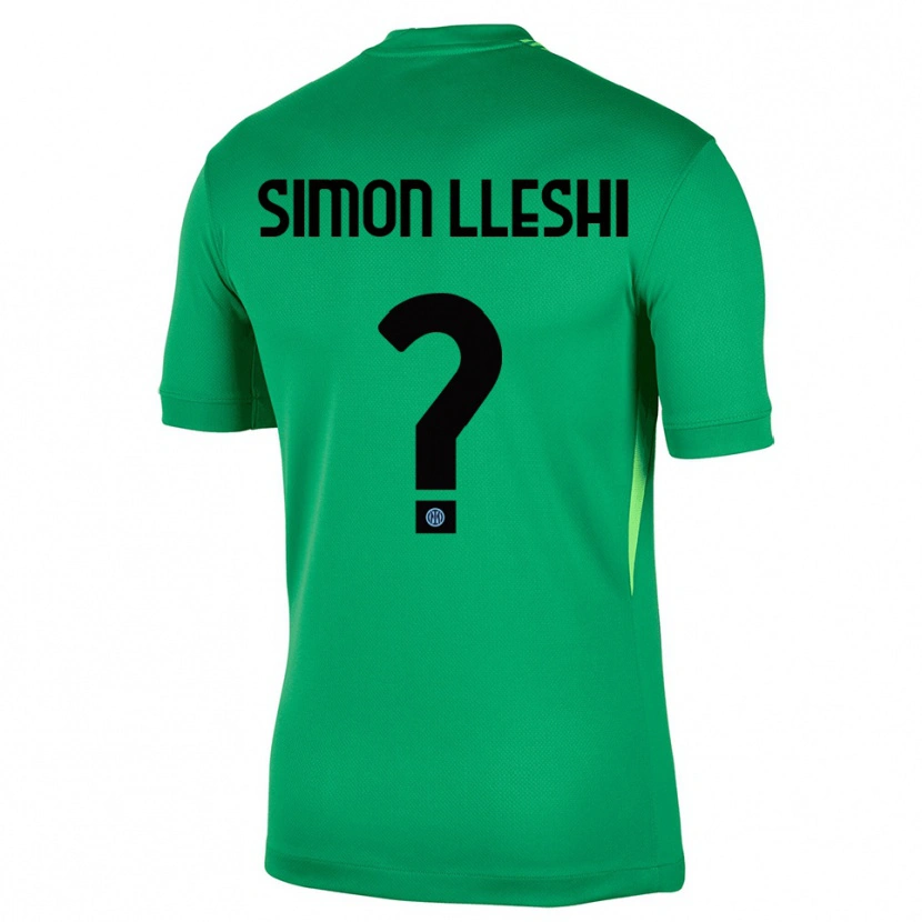 Danxen Heren Simon Lleshi #0 Licht Groen Zwart Keepersshirt 2025/26 T-Shirt België