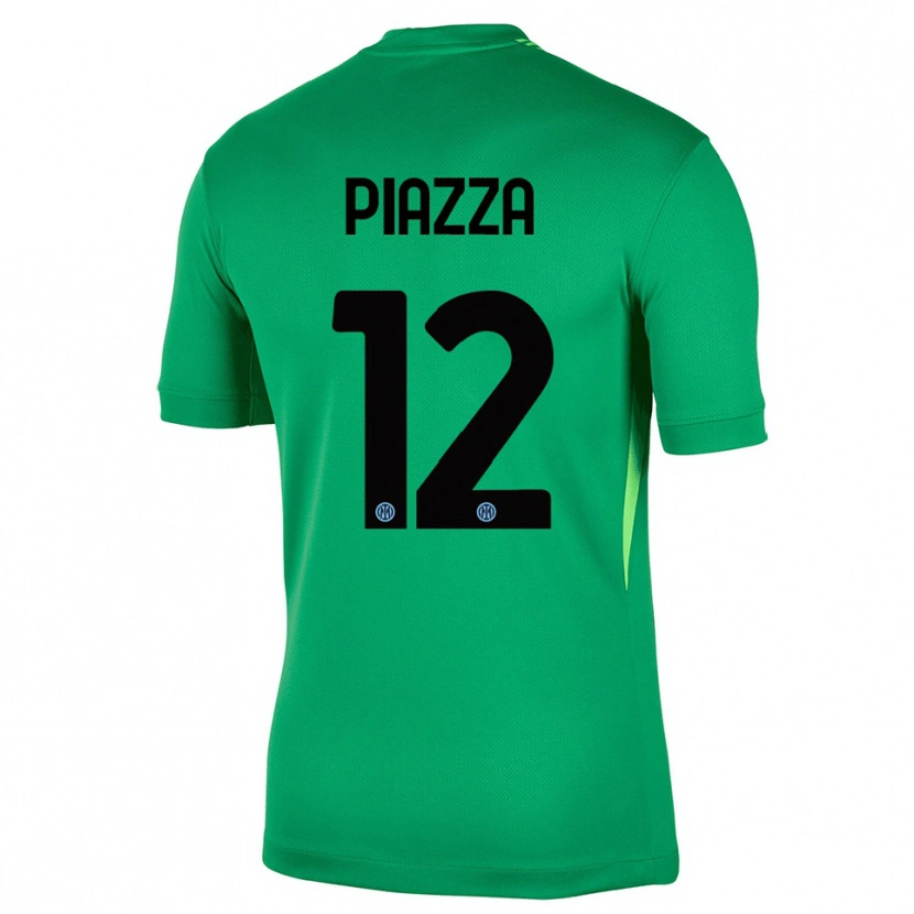Danxen Heren Alessia Piazza #12 Licht Groen Zwart Keepersshirt 2025/26 T-Shirt België
