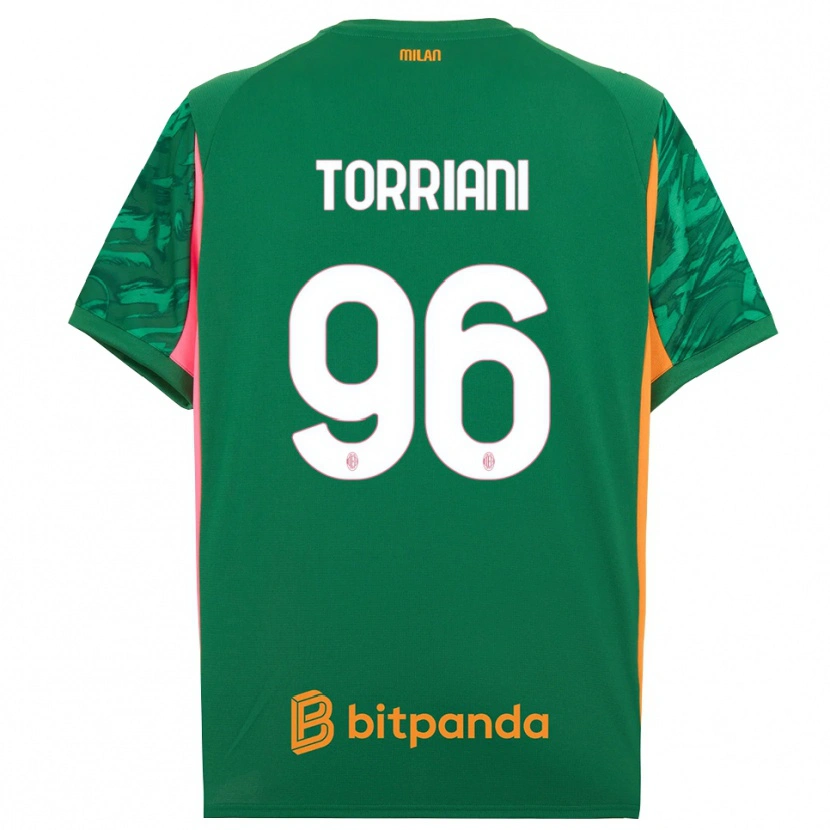 Danxen Heren Lorenzo Torriani #96 Groen Oranje Roze Keepersshirt 2025/26 T-Shirt België