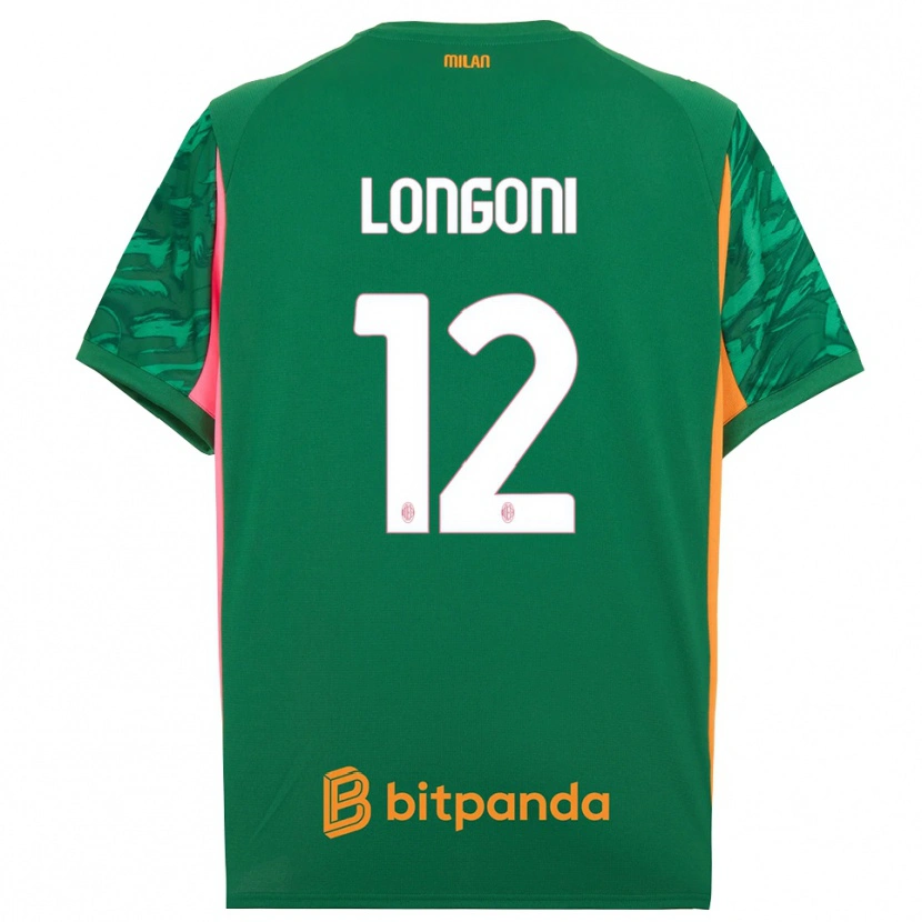Danxen Heren Alessandro Longoni #12 Groen Oranje Roze Keepersshirt 2025/26 T-Shirt België
