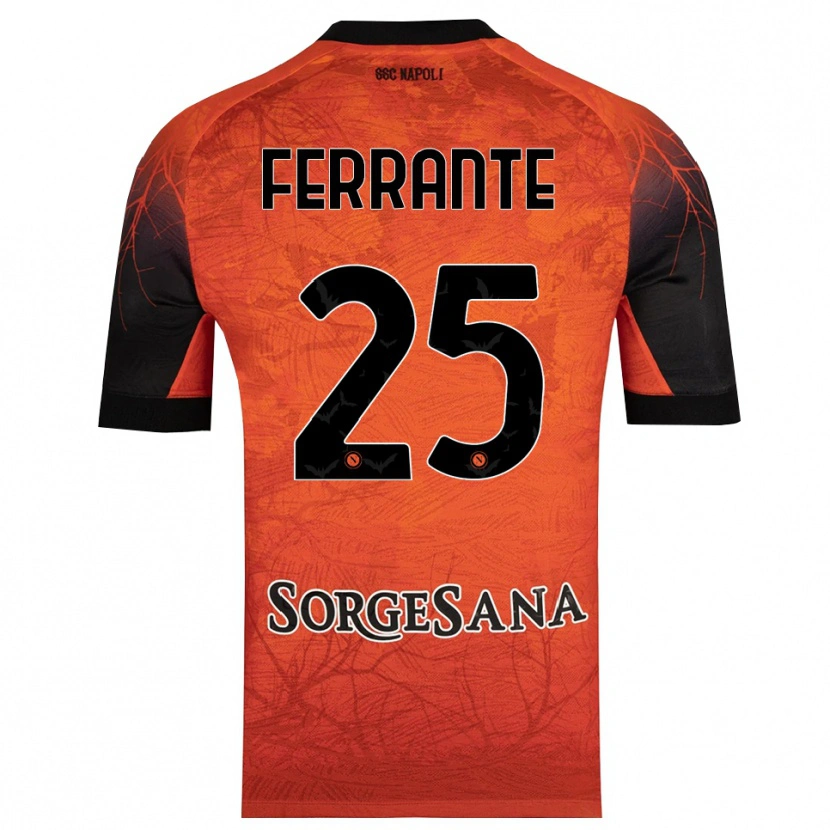 Danxen Heren Mathias Ferrante #25 Oranje Rood Zwart Keepersshirt 2025/26 T-Shirt België