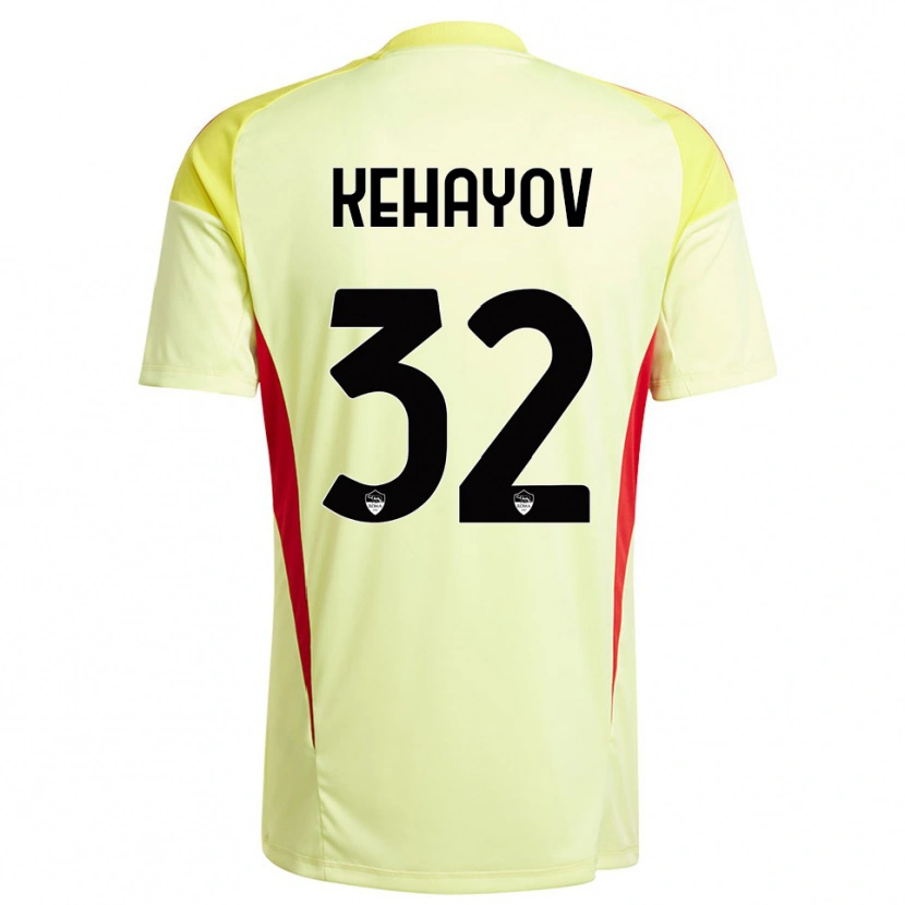 Danxen Heren Atanas Kehayov #32 Licht Geel Oranje Keepersshirt 2025/26 T-Shirt België