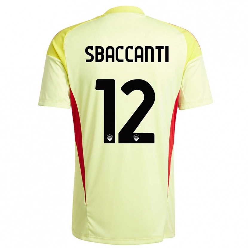Danxen Heren Christian Sbaccanti #12 Licht Geel Oranje Keepersshirt 2025/26 T-Shirt België