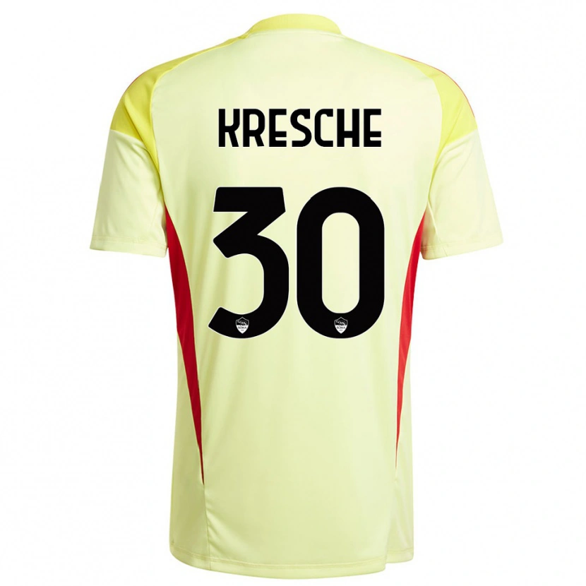 Danxen Heren Isabella Kresche #30 Licht Geel Oranje Keepersshirt 2025/26 T-Shirt België