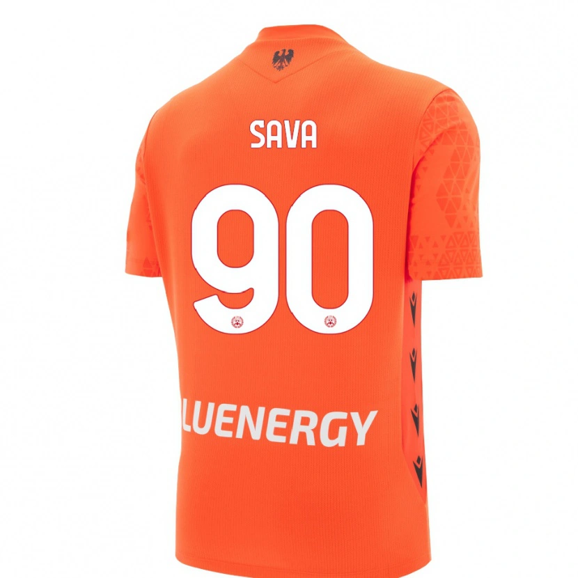 Danxen Heren Răzvan Sava #90 Oranje Rood Zwart Keepersshirt 2025/26 T-Shirt België