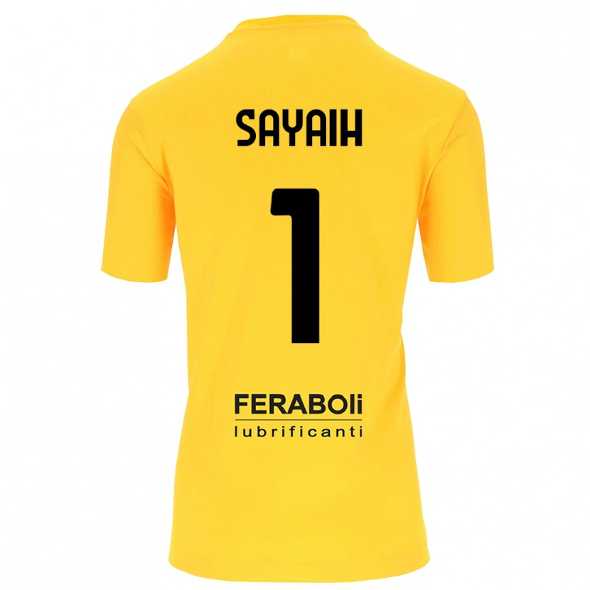 Danxen Heren Ilyas Sayaih #1 Geel Zwart Keepersshirt 2025/26 T-Shirt België