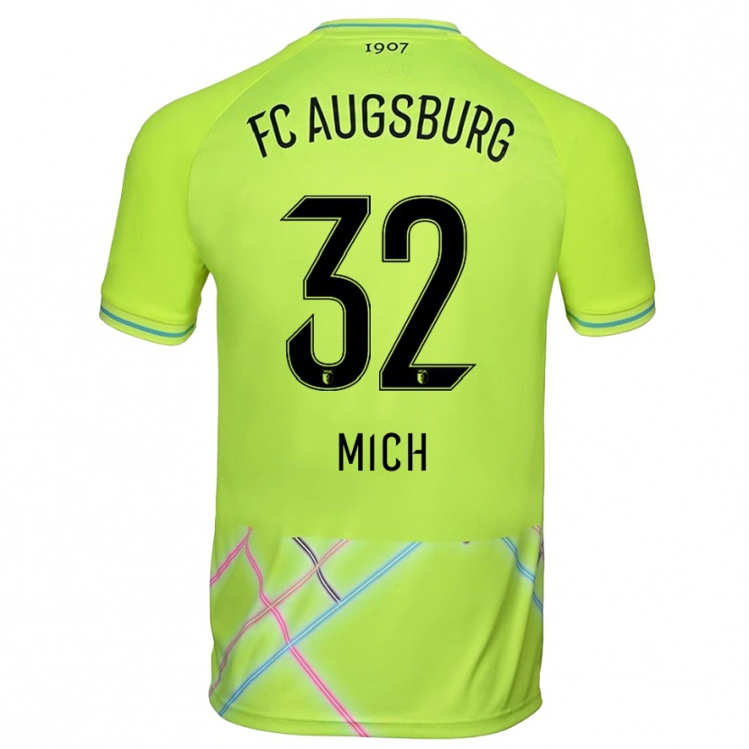 Danxen Heren Fabian Mich #32 Groen Geel Zwart Keepersshirt 2025/26 T-Shirt België