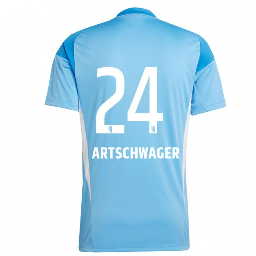 Danxen Heren Finn Artschwager #24 Blauw Zwart Keepersshirt 2025/26 T-Shirt België