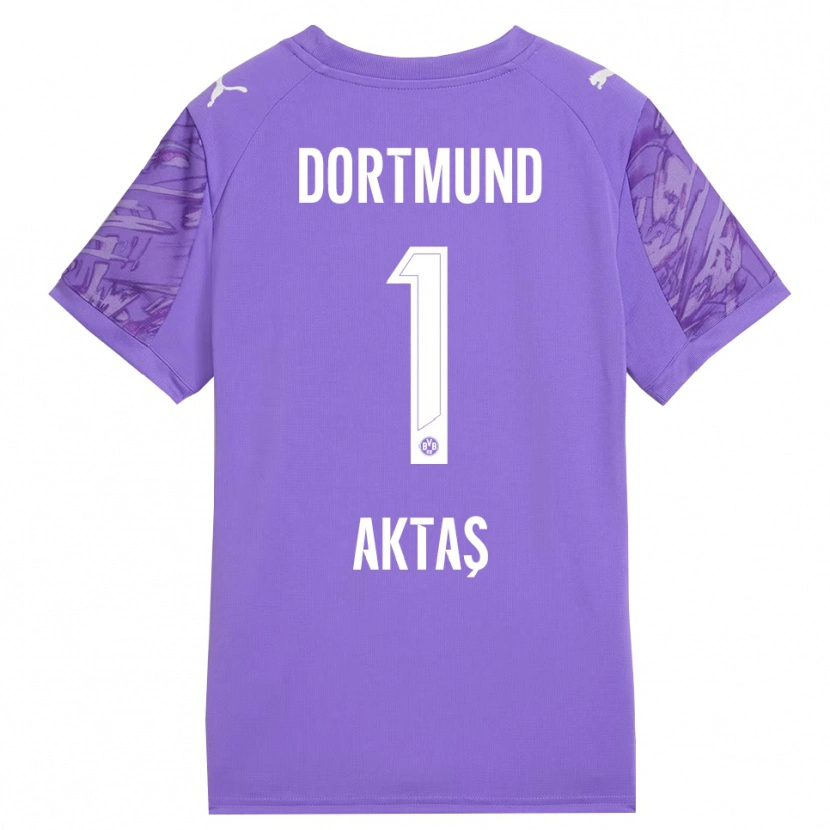 Danxen Heren Yılmaz Aktaş #1 Lila Wit Keepersshirt 2025/26 T-Shirt België