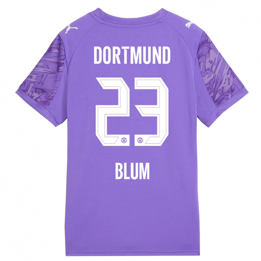 Danxen Heren Caroline Blum #23 Lila Wit Keepersshirt 2025/26 T-Shirt België