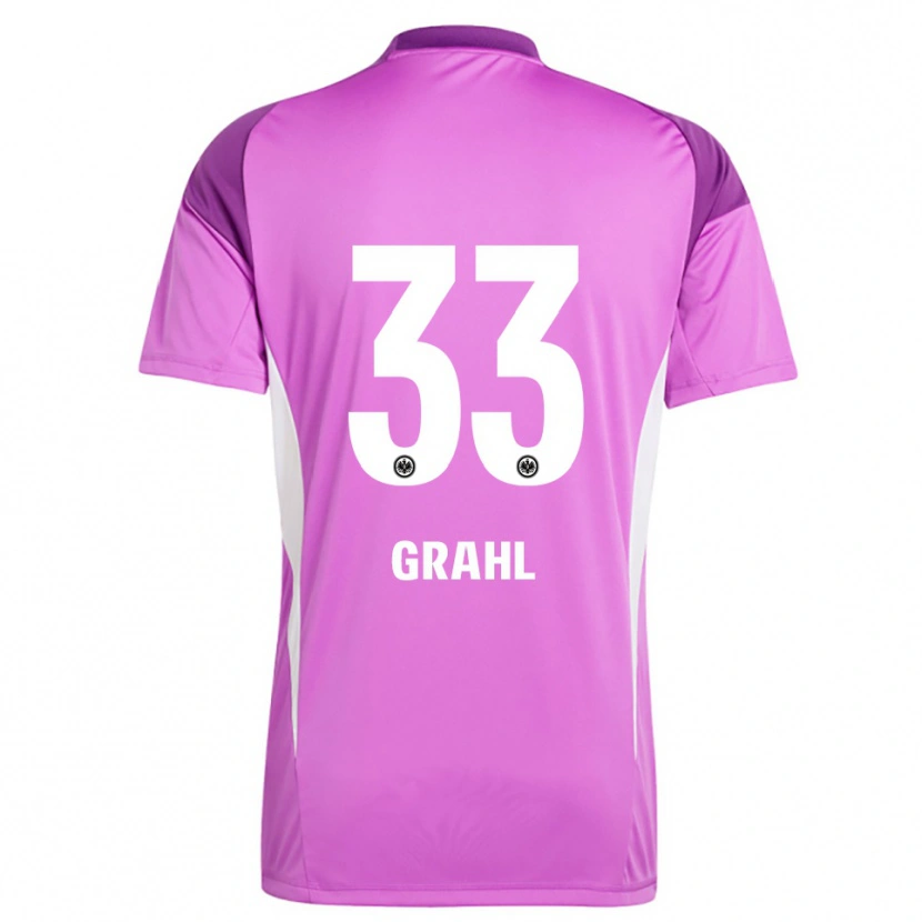 Danxen Heren Jens Grahl #33 Lila Wit Keepersshirt 2025/26 T-Shirt België
