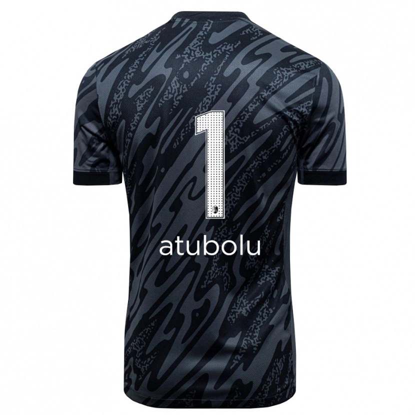 Danxen Heren Noah Atubolu #1 Zwart Wit Keepersshirt 2025/26 T-Shirt België