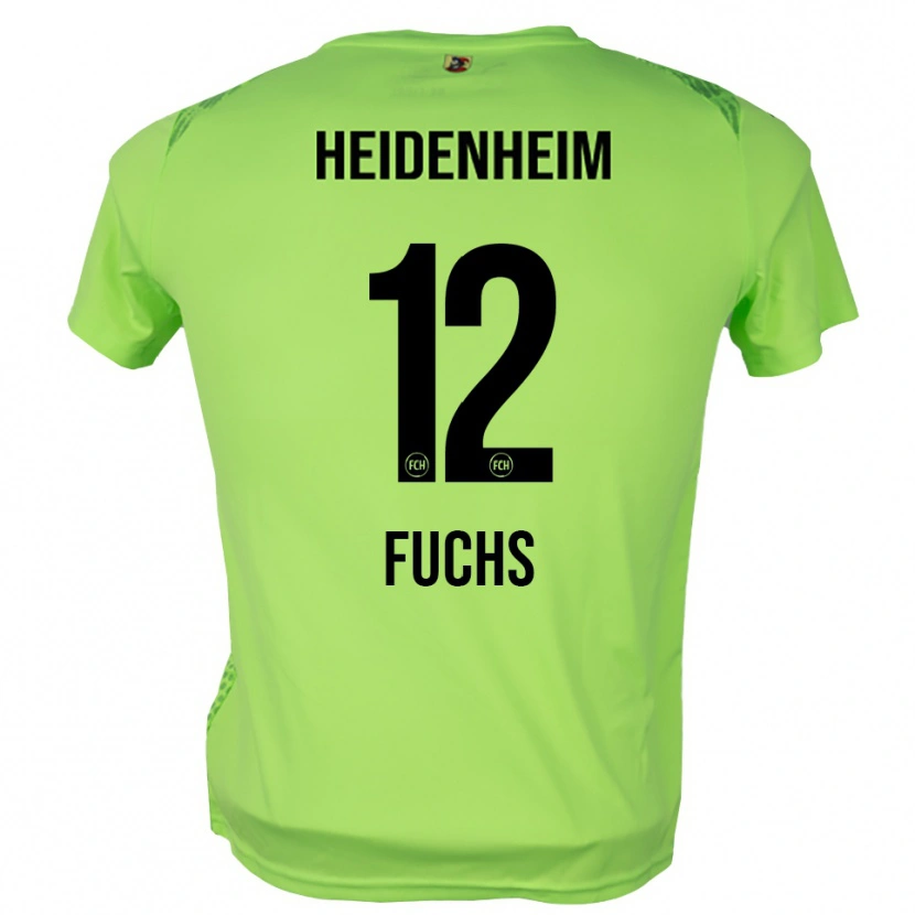Danxen Heren Celine Fuchs #12 Bleek Groen Keepersshirt 2025/26 T-Shirt België