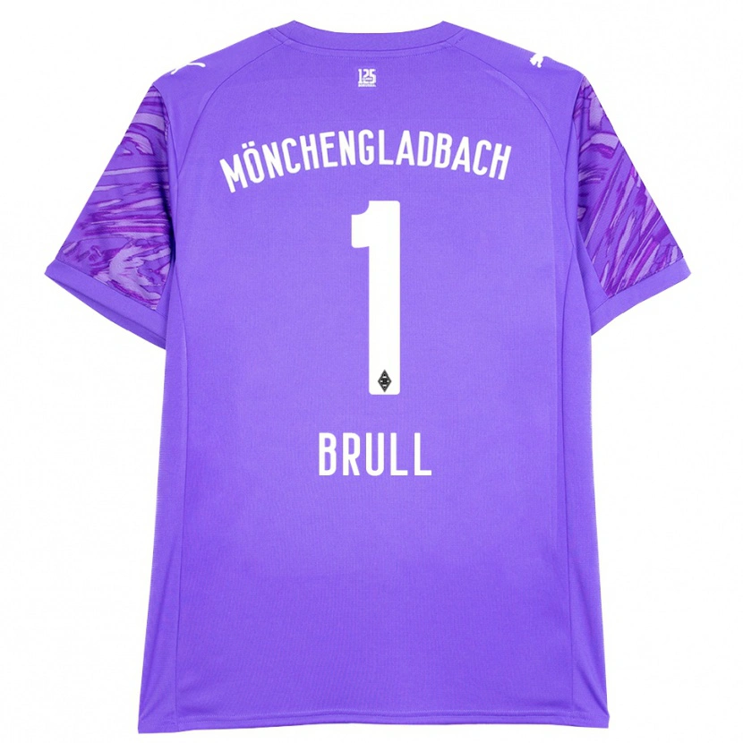 Danxen Heren Maximilian Brüll #1 Lila Wit Keepersshirt 2025/26 T-Shirt België