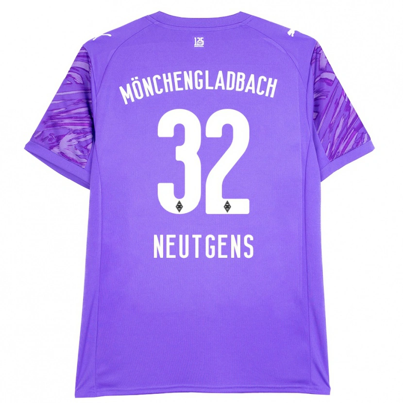 Danxen Heren Maximilian Neutgens #32 Lila Wit Keepersshirt 2025/26 T-Shirt België