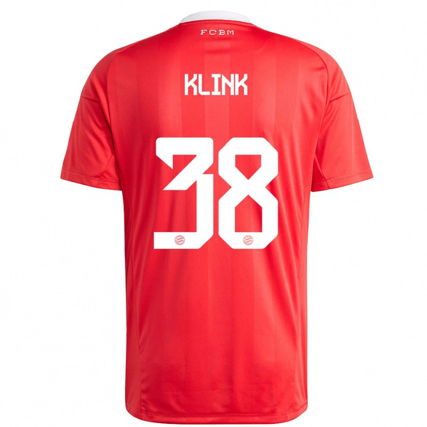 Danxen Heren Anna Klink #38 Rood Wit Keepersshirt 2025/26 T-Shirt België