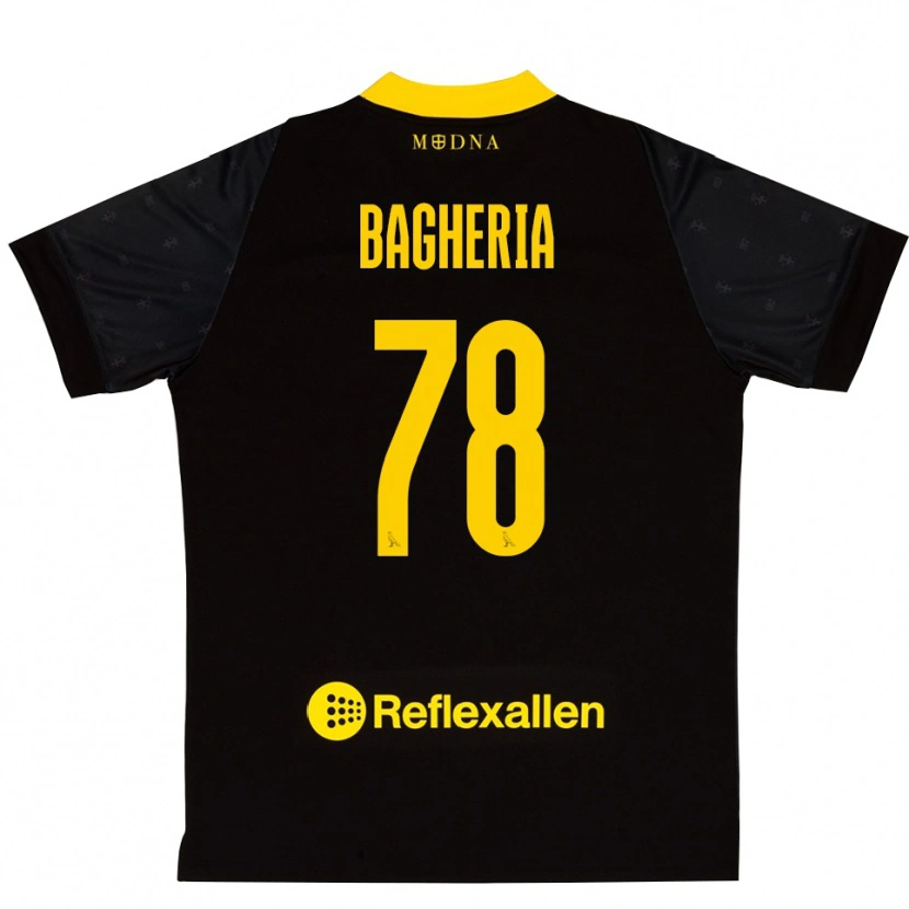 Danxen Heren Fabrizio Bagheria #78 Zwart Geel Keepersshirt 2025/26 T-Shirt België