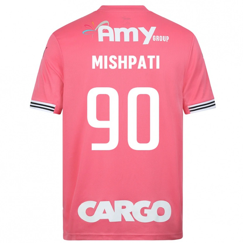 Danxen Heren Roi Mishpati #90 Roze Wit Keepersshirt 2025/26 T-Shirt België