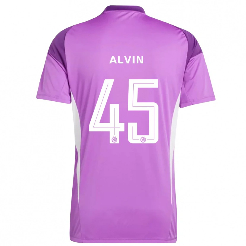Danxen Heren Glenn Alvin #45 Lila Paars Keepersshirt 2025/26 T-Shirt België