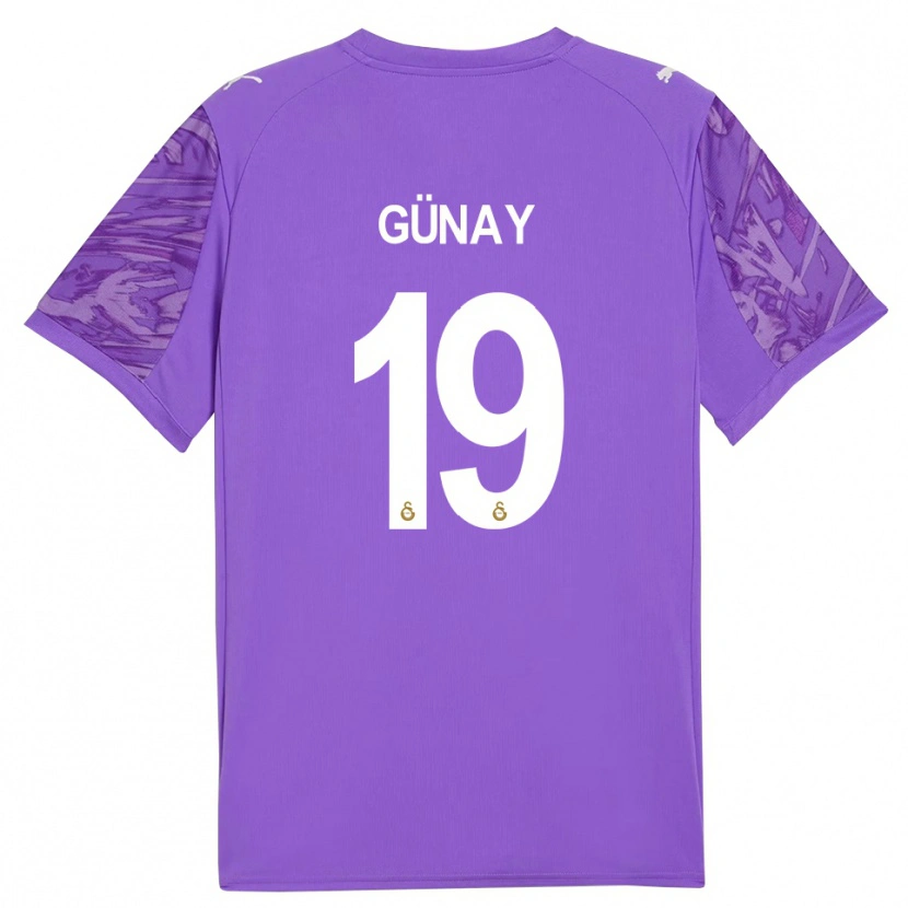 Danxen Heren Günay Güvenç #19 Paars Wit Keepersshirt 2025/26 T-Shirt België