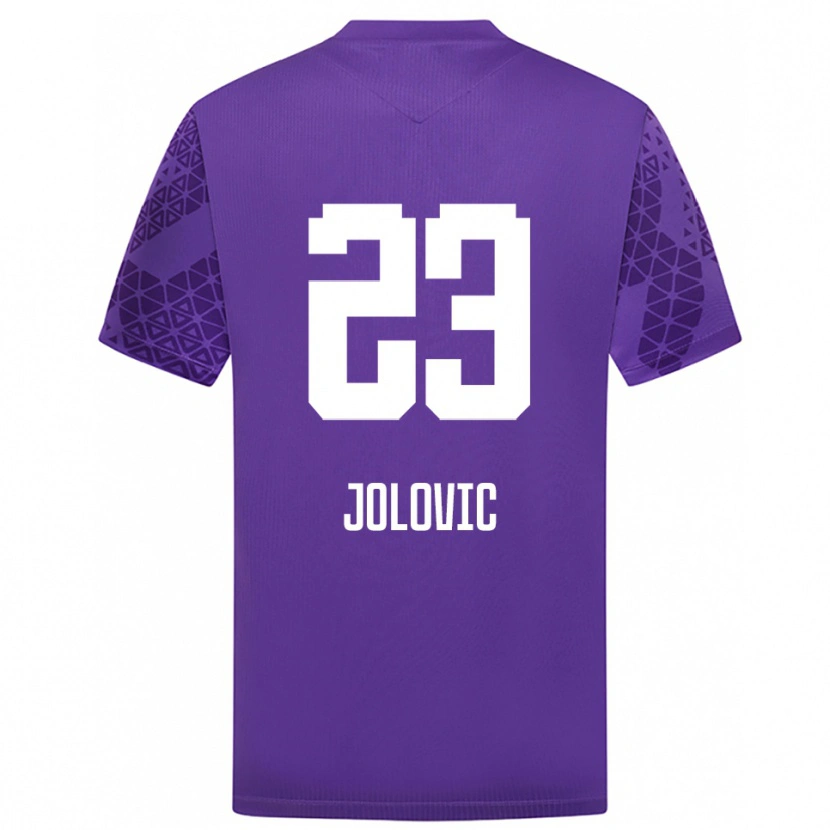 Danxen Heren Bogdan Jolovic #23 Indigo Wit Keepersshirt 2025/26 T-Shirt België