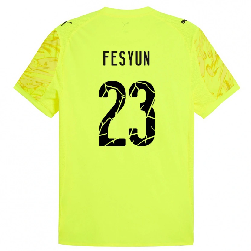 Danxen Heren Kiril Fesyun #23 Groen Geel Keepersshirt 2025/26 T-Shirt België