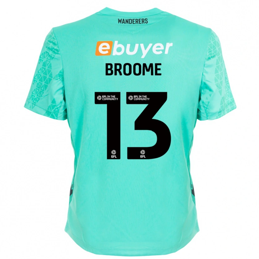 Danxen Dames Nathan Broome #13 Aqua Zwart Keepersshirt 2025/26 T-Shirt België