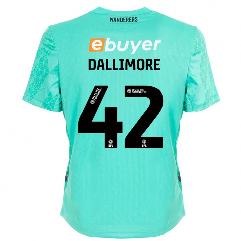Danxen Dames Jack Dallimore #42 Aqua Zwart Keepersshirt 2025/26 T-Shirt België