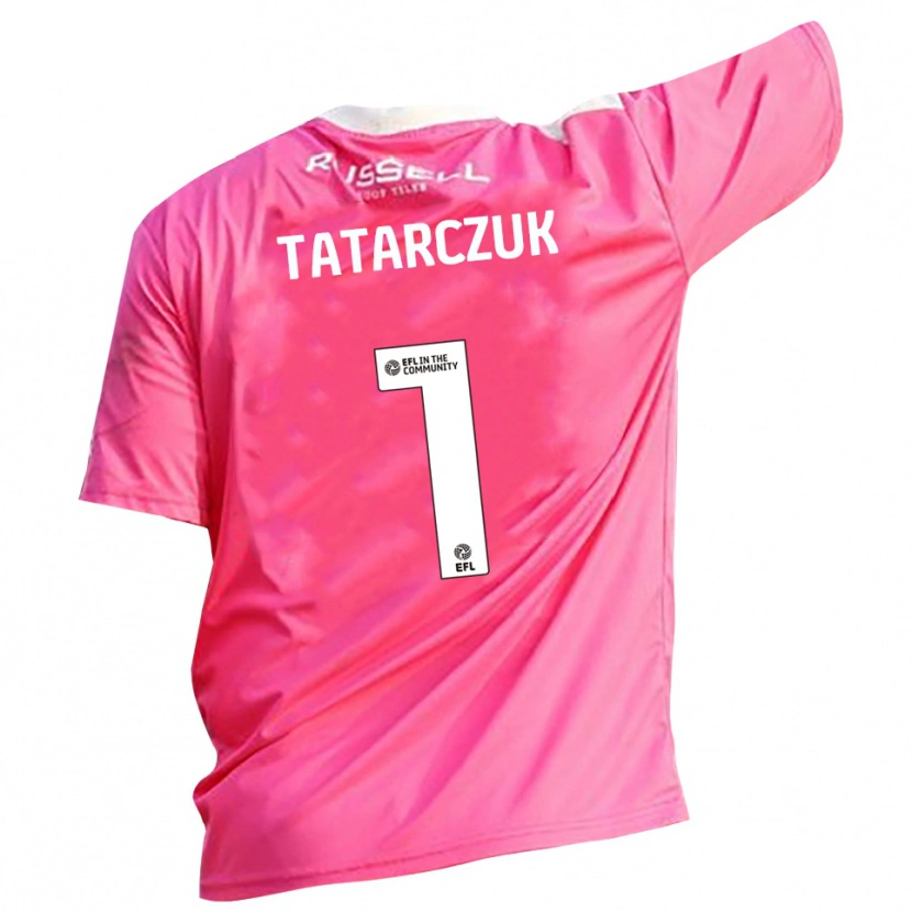 Danxen Dames Olena Tatarczuk #1 Roze Roze Keepersshirt 2025/26 T-Shirt België