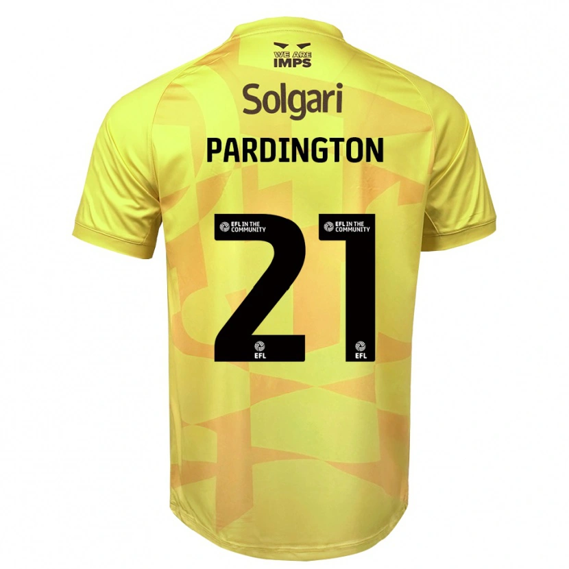 Danxen Dames Jamie Pardington #21 Geel Zwart Keepersshirt 2025/26 T-Shirt België