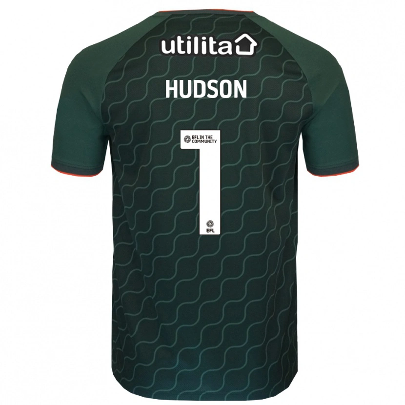 Danxen Dames Sarah Hudson #1 Donkergroen Keepersshirt 2025/26 T-Shirt België