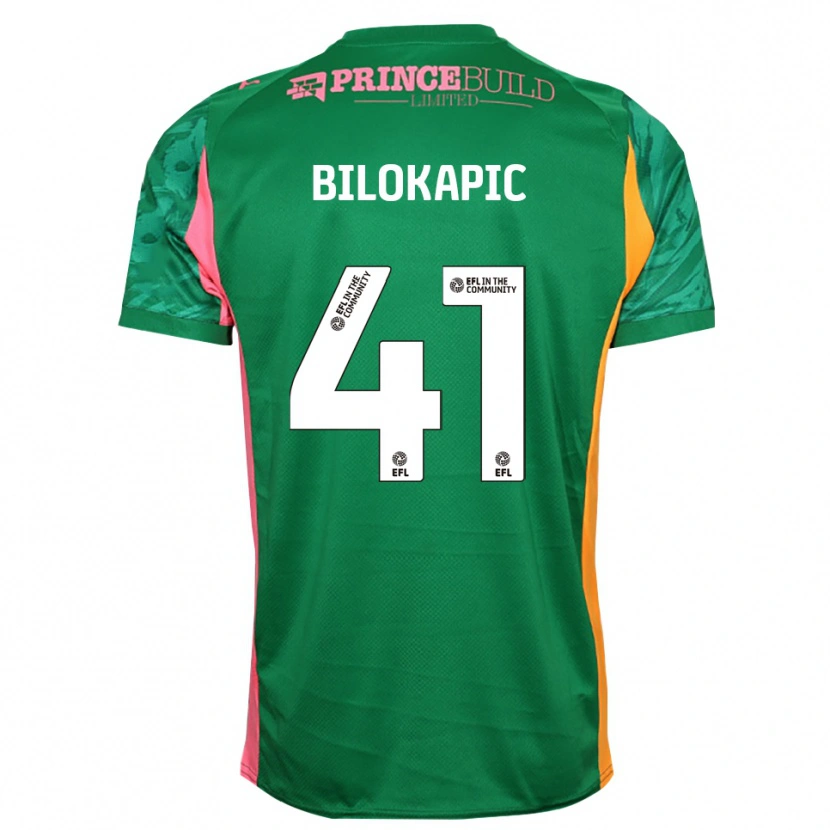 Danxen Dames Nicholas Bilokapic #41 Groen Roze Keepersshirt 2025/26 T-Shirt België