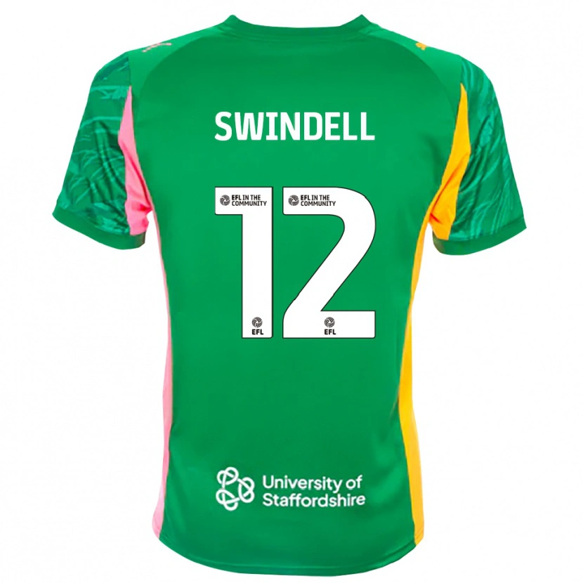 Danxen Dames Chloe Swindell #12 Groen Roze Oranje Keepersshirt 2025/26 T-Shirt België