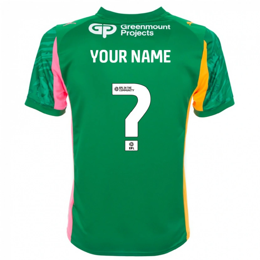 Danxen Dames Wigan Athletic Groen Roze Oranje Keepersshirt 2025/26 T-Shirt België