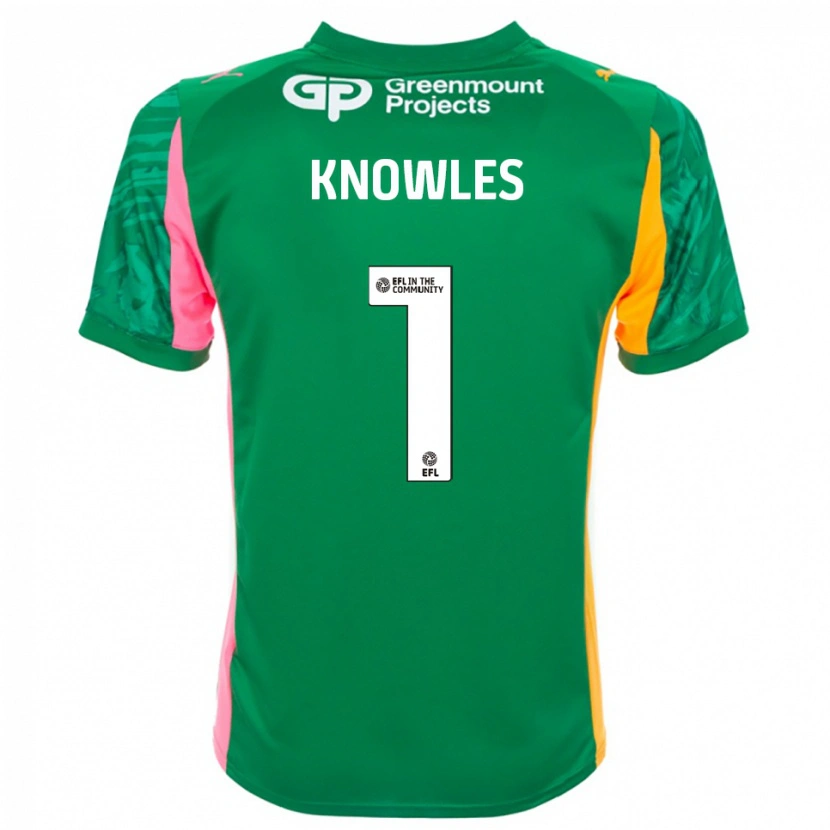 Danxen Dames Amelia Knowles #1 Groen Roze Oranje Keepersshirt 2025/26 T-Shirt België