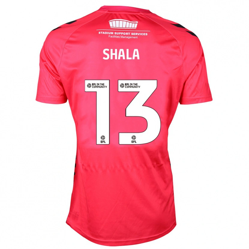 Danxen Dames Laurence Shala #13 Rood Wit Keepersshirt 2025/26 T-Shirt België