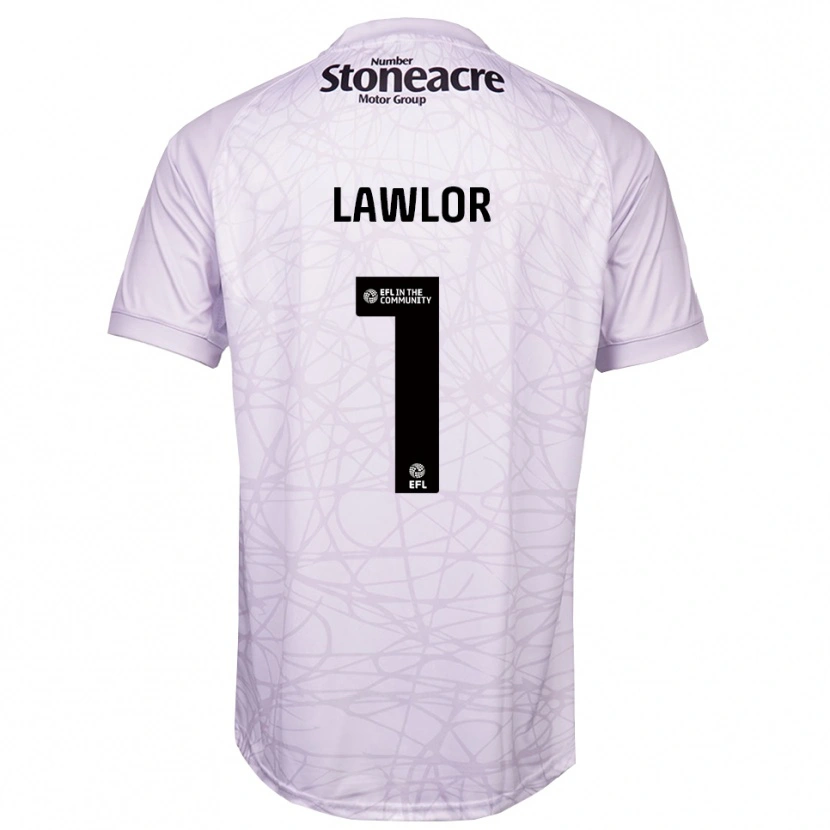 Danxen Dames Ian Lawlor #1 Lichtgrijs Zwart Keepersshirt 2025/26 T-Shirt België