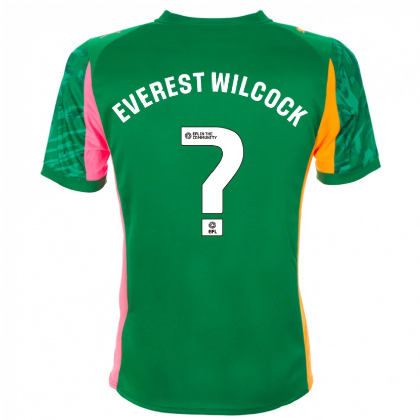 Danxen Dames Tom Everest Wilcock #0 Groen Roze Oranje Keepersshirt 2025/26 T-Shirt België