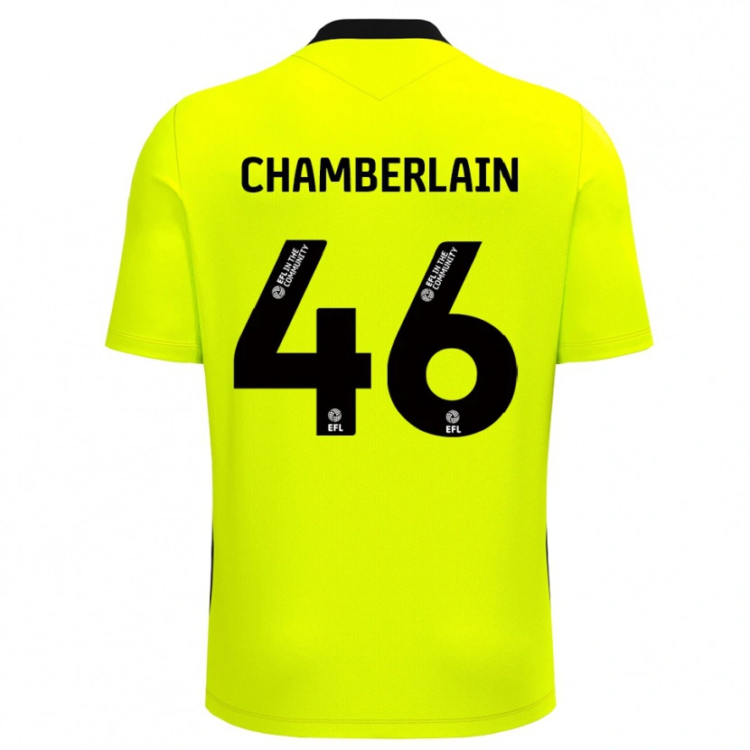 Danxen Dames Harrison Chamberlain #46 Geel Zwart Keepersshirt 2025/26 T-Shirt België