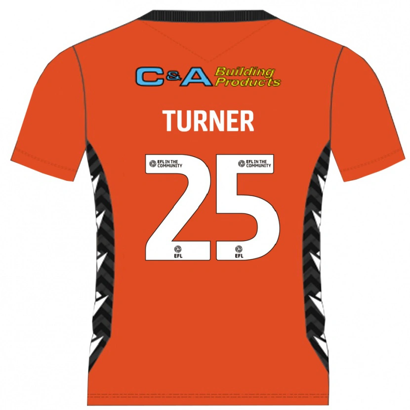 Danxen Dames Jake Turner #25 Oranje Zwart Keepersshirt 2025/26 T-Shirt België