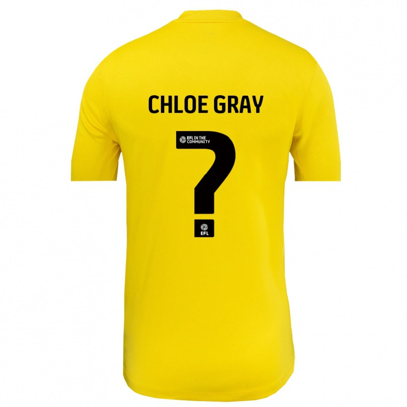 Danxen Dames Chloe Gray #0 Geel Zwart Keepersshirt 2025/26 T-Shirt België