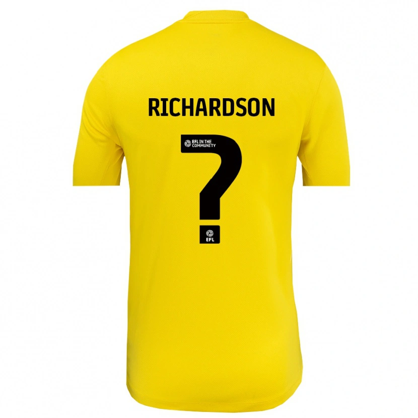 Danxen Dames Dani Richardson #0 Geel Zwart Keepersshirt 2025/26 T-Shirt België