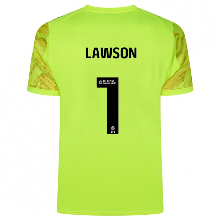 Danxen Dames Harvey Lawson #1 Fluorescerend Groen Keepersshirt 2025/26 T-Shirt België